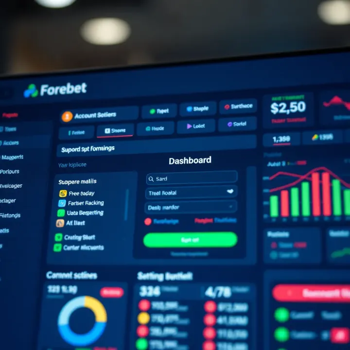 Contact support section on Forebet website with communication options visible