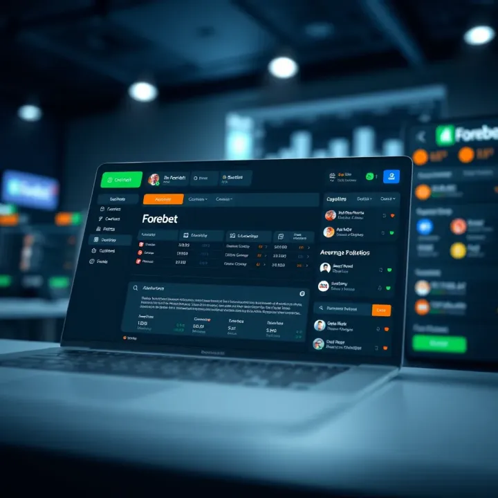 Interface showcasing various sports betting options available on Forebet Lucky Jet platform