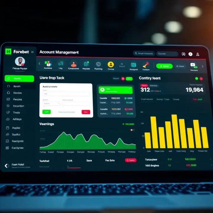 User interacting with a smartphone showing Forebet's sports analytics and betting insights relevant to Nigerian users