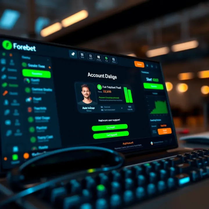 Dashboard showing Forebet bonus balance and available betting credits